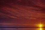 a romantic sunset